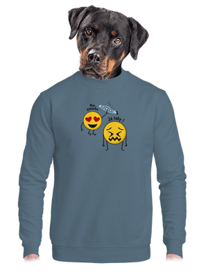 unisex mikina bez kapuce