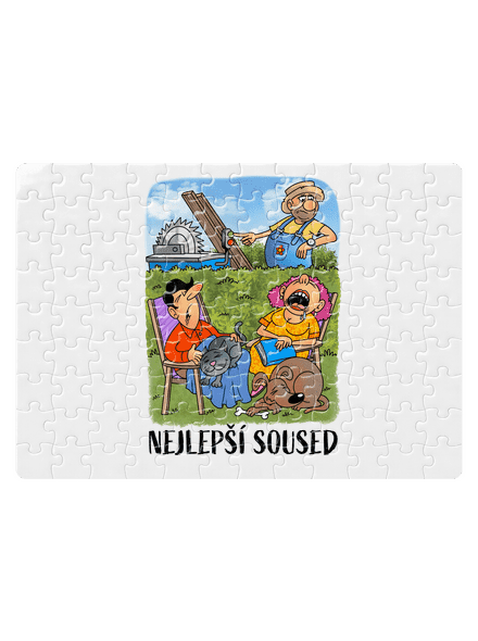 Nejlepší soused puzzle White