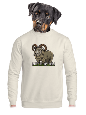 unisex mikina bez kapuce