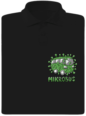 Mikrobus pánská polokošile Black