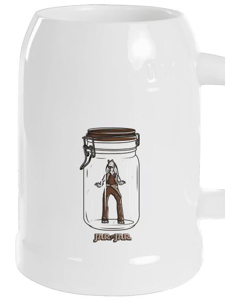 Jar in jar půllitr White