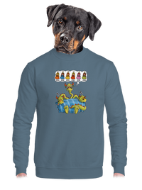 unisex mikina bez kapuce