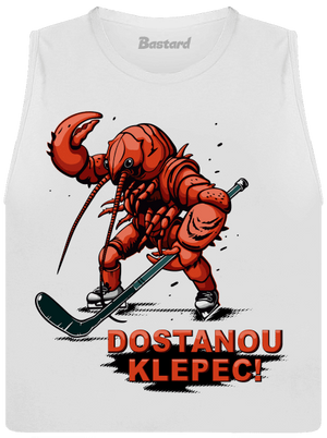 Dostanou klepec dámské tílko volné White