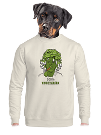 unisex mikina bez kapuce