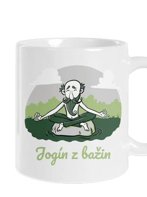 Jogín z bažin klasický hrnek White