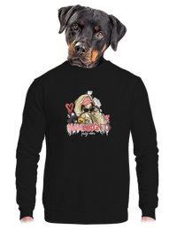 unisex mikina bez kapuce