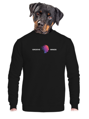 unisex mikina bez kapuce