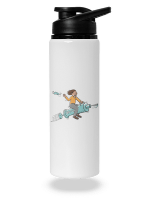 Osvobození lahev na vodu White