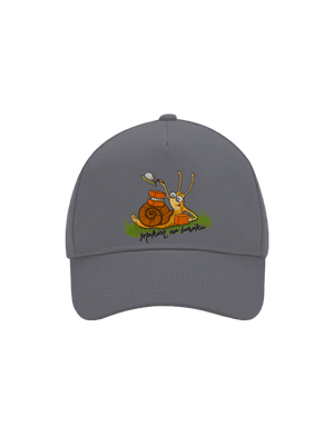 Makám na baráku kšiltovka baseballka Graphite grey