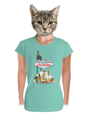 Las Vegan dámské tričko premium Mint Mal