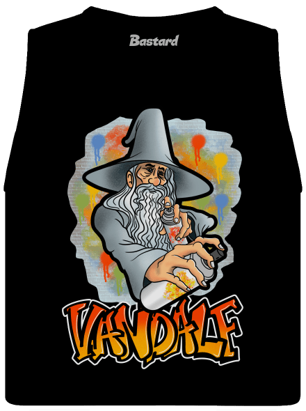 Vandalf dámské tílko volné Black