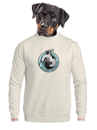 unisex mikina bez kapuce