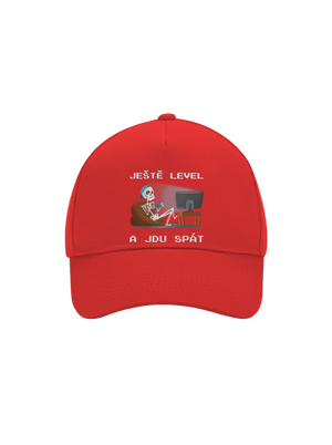 Ještě level kšiltovka baseballka Classic Red