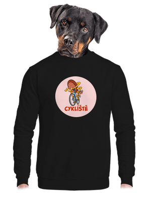 unisex mikina bez kapuce