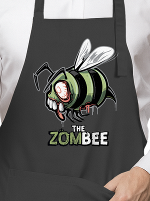 ZomBee zástěra Dark Grey
