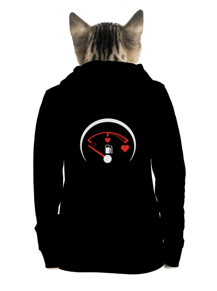 Plnou prosím dámská mikina na zip Black