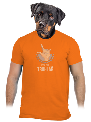 Kvalitní truhlář pánské tričko Orange