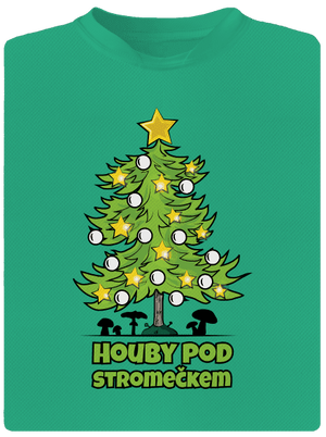 Houby pod stromečkem pánské sportovní tričko Mint Mal
