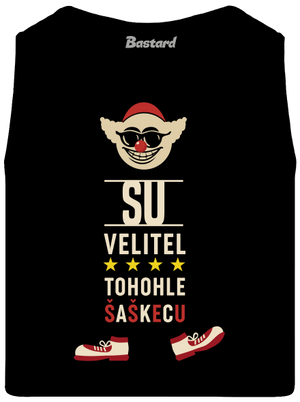 Velitel šaškecu pánské tílko Black