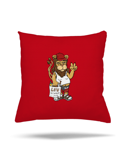 Lvíček polštář Red
