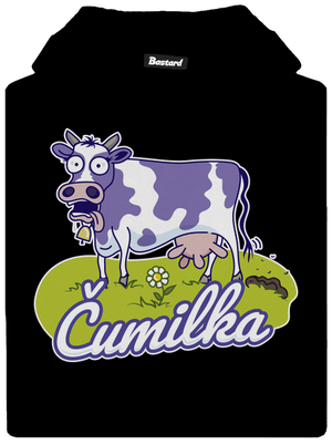 Čumilka dětská mikina klokanka Black