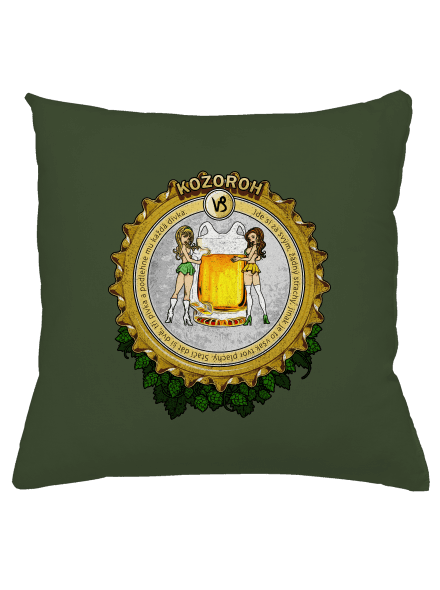 Pivní horoskop: Kozoroh polštář Olive Green