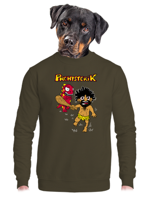 unisex mikina bez kapuce