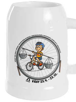 Cyklistický horoskop: Váhy půllitr White
