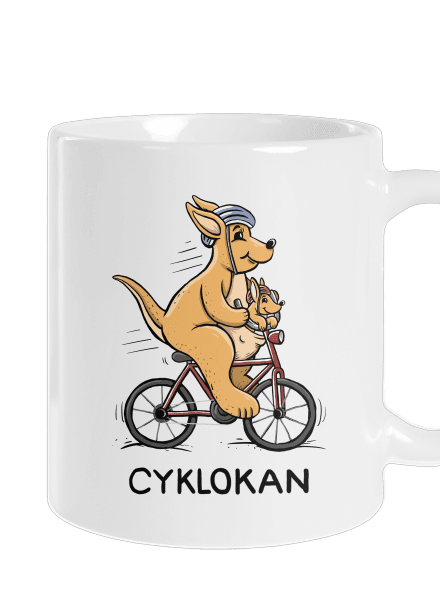 Cyklokan klasický hrnek White