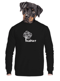 unisex mikina bez kapuce