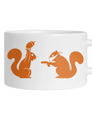 Veverky hrnek makronka White
