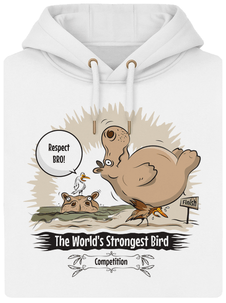 Strongest bird unisex mikina premium Snowwhite