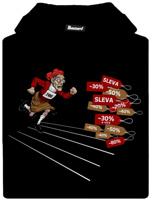 Slevy! dětská mikina klokanka Black