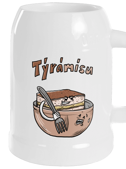 Týrámísu půllitr White