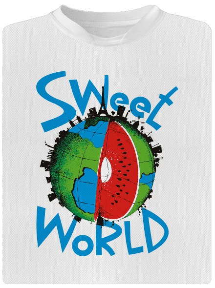 Sweet World dětské sportovní tričko White