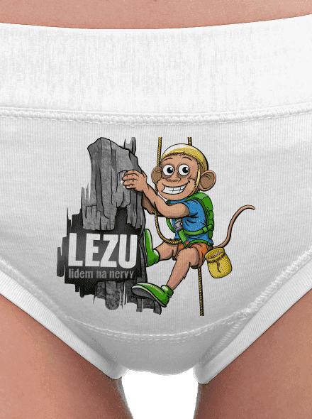 Lezu na nervy dámské kalhotky White