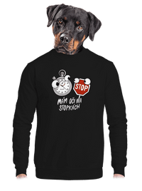 unisex mikina bez kapuce