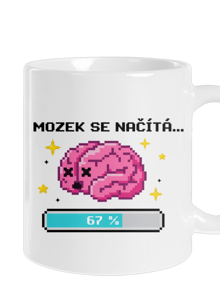 Mozek se načítá klasický hrnek White