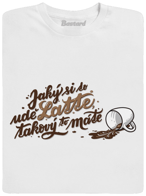 Latte pánské dlouhý rukáv White