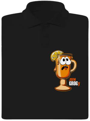 Jsem grogy pánská polokošile Black