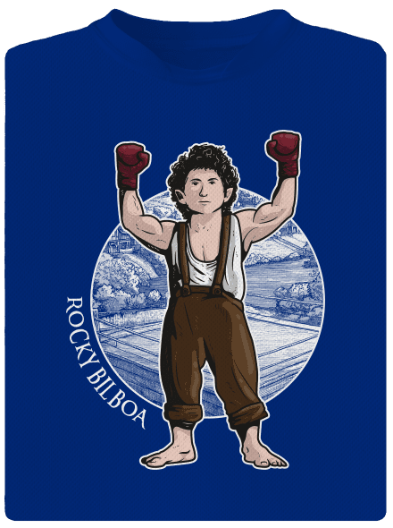 Rocky Bilboa pánské sportovní tričko Royal Blue Mal