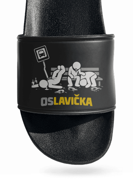 Oslavička pantofle Black