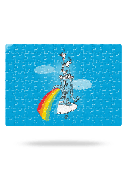 Jak vzniká duha puzzle White