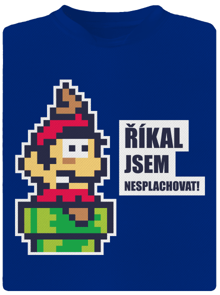 Nesplachovat pánské sportovní tričko Royal Blue Mal