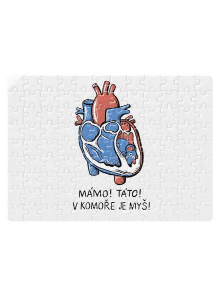 V komoře je myš puzzle White