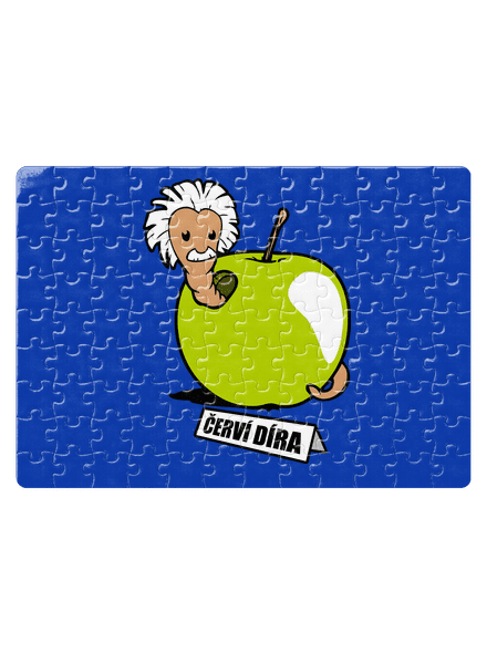 Červí díra puzzle White
