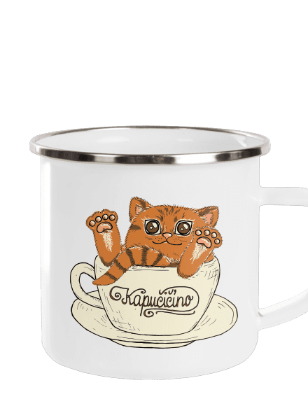 Kapučičíno plecháček White