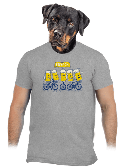 Pivoton pánské tričko Sport Grey