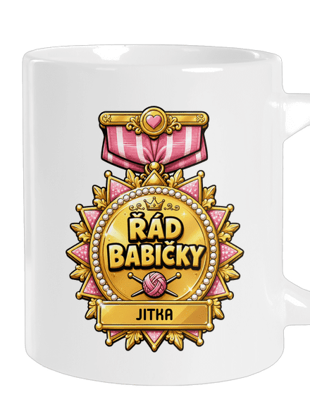 Řád babičky velký hrnek White