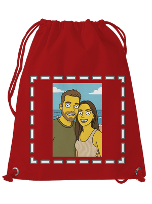 Simpsonovi z vlastní fotky vak Red Mal